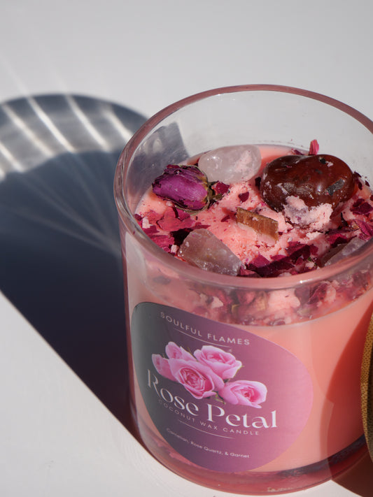 Rose Petal Candle